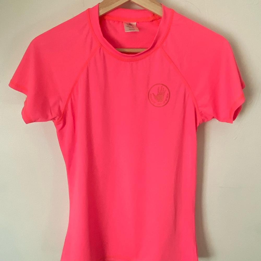 Body Glove Women's Short Sleeve Active Tee Rash Guard in Neon Pink